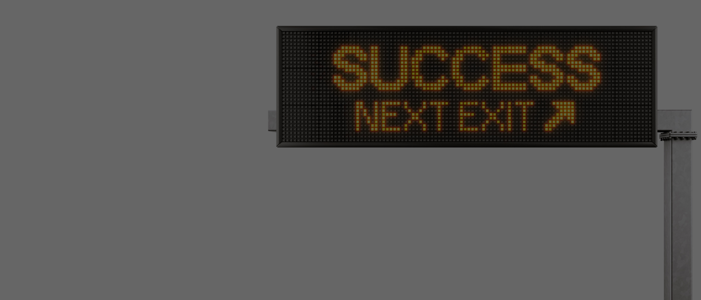 LED Monochrome Sign