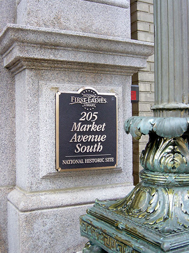 First Ladies National Library Address Marker
