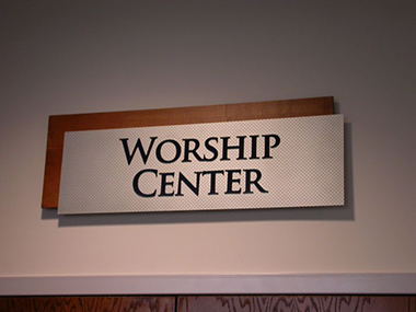 Interior Church Sign