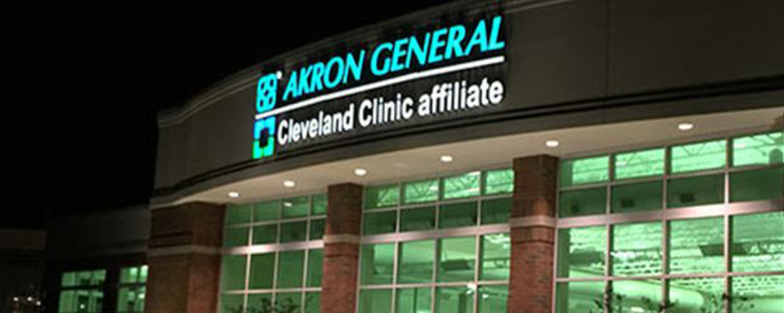 Akron General Green -akerssigns