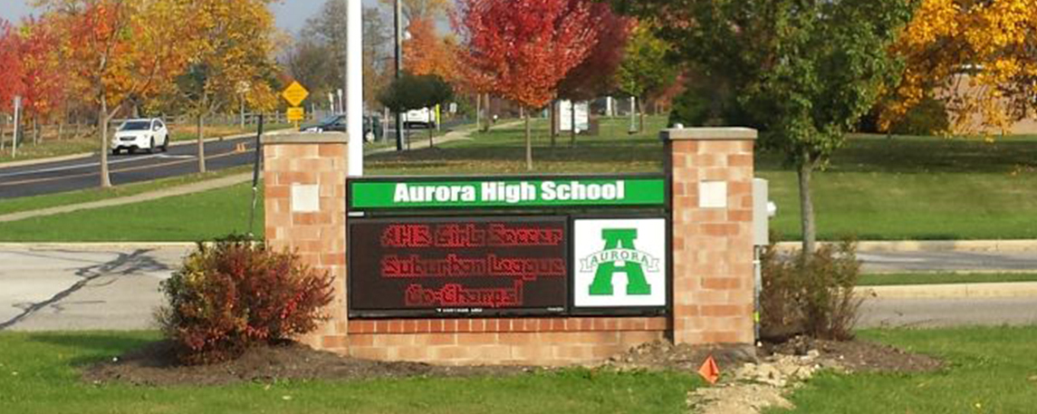 Aurora High School - By Akers Signs