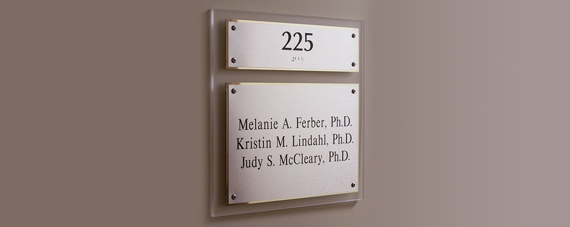 Interior Identification Sign- By Akers Signs