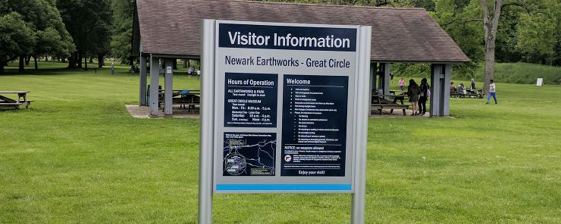Ohio Historical Society-Newark Earthworks - By Akers Signs